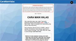 Desktop Screenshot of caramainvalas.com